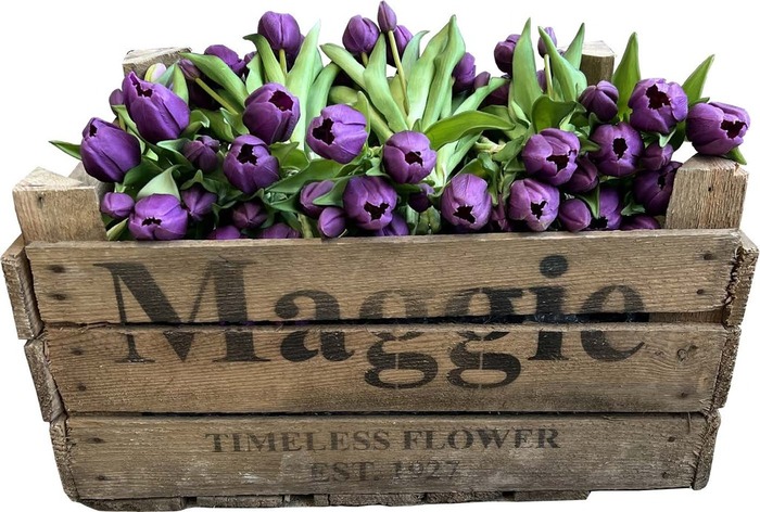 Konstblomma Tulpan Lila 5-pack